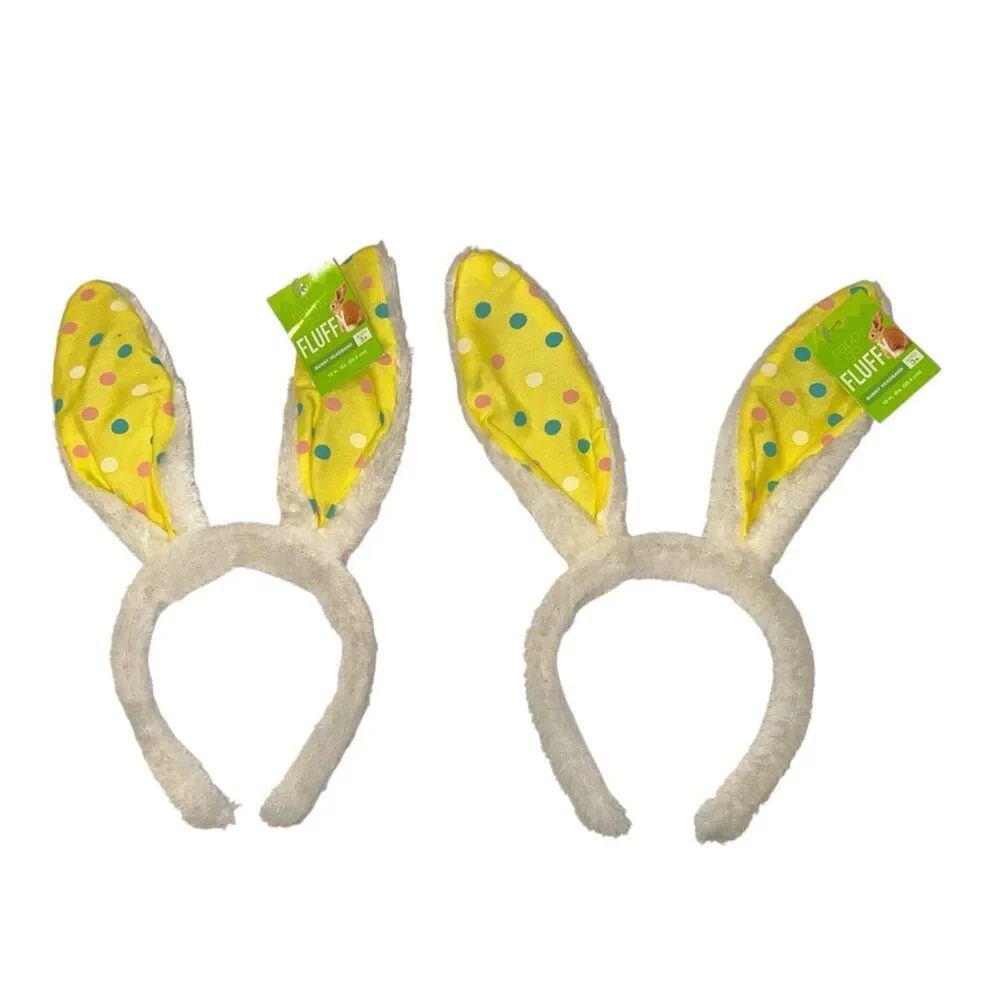 9x Easter Party Decor Bunny Ear Headbands for Kids
